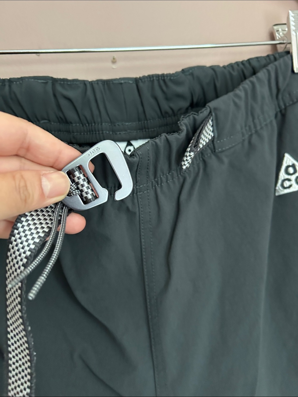 Nike ACG Trail Pants Dark Smoke Grey Hiking Gorpcore Joggers Size M - Picture 12 of 14